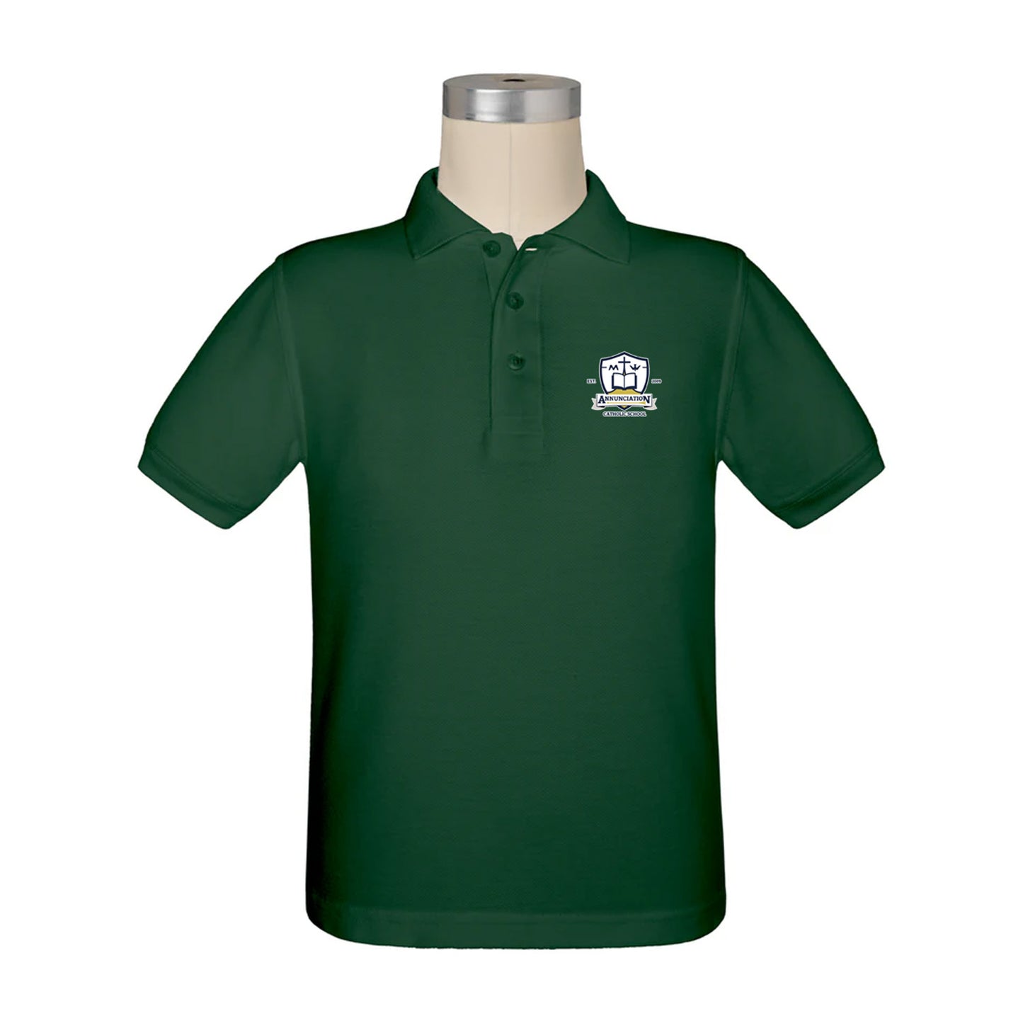 Annunciation Catholic Short Sleeve Pique Polo