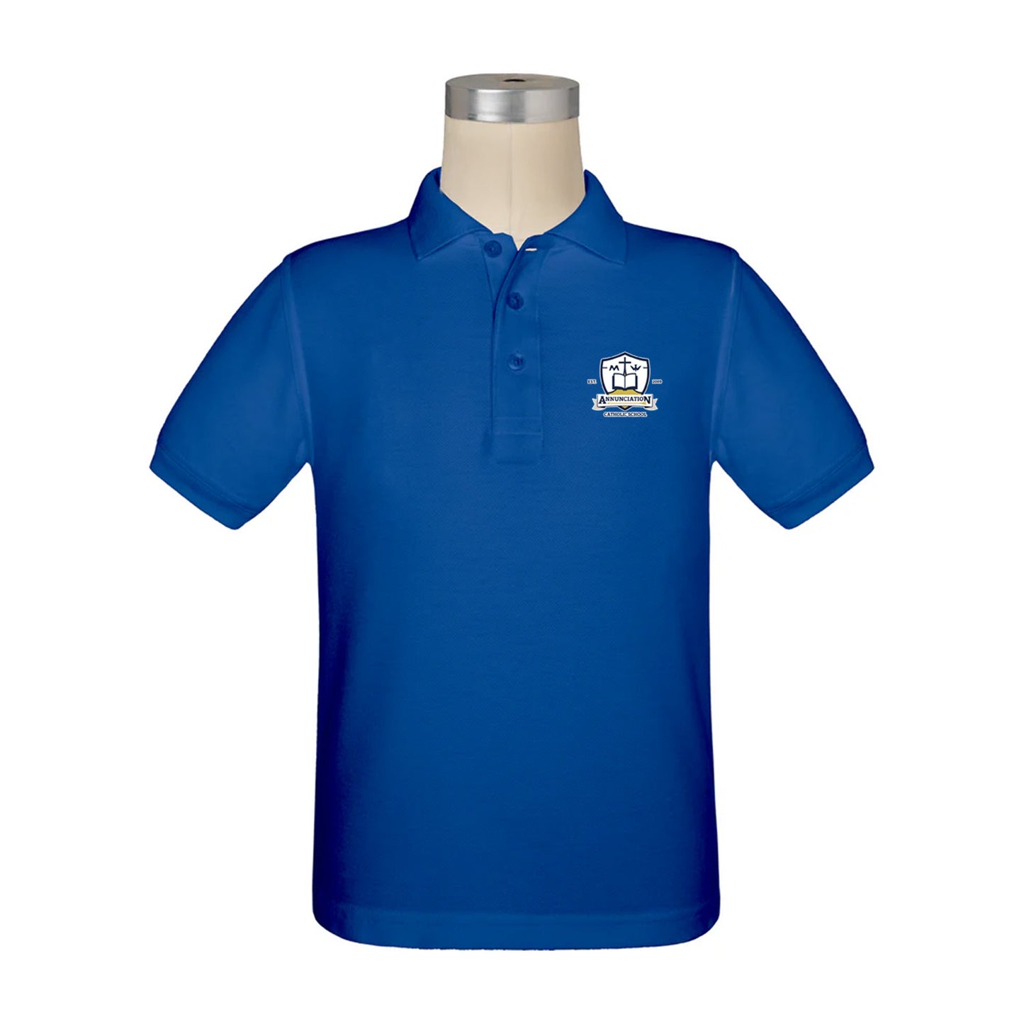 Annunciation Catholic Short Sleeve Pique Polo