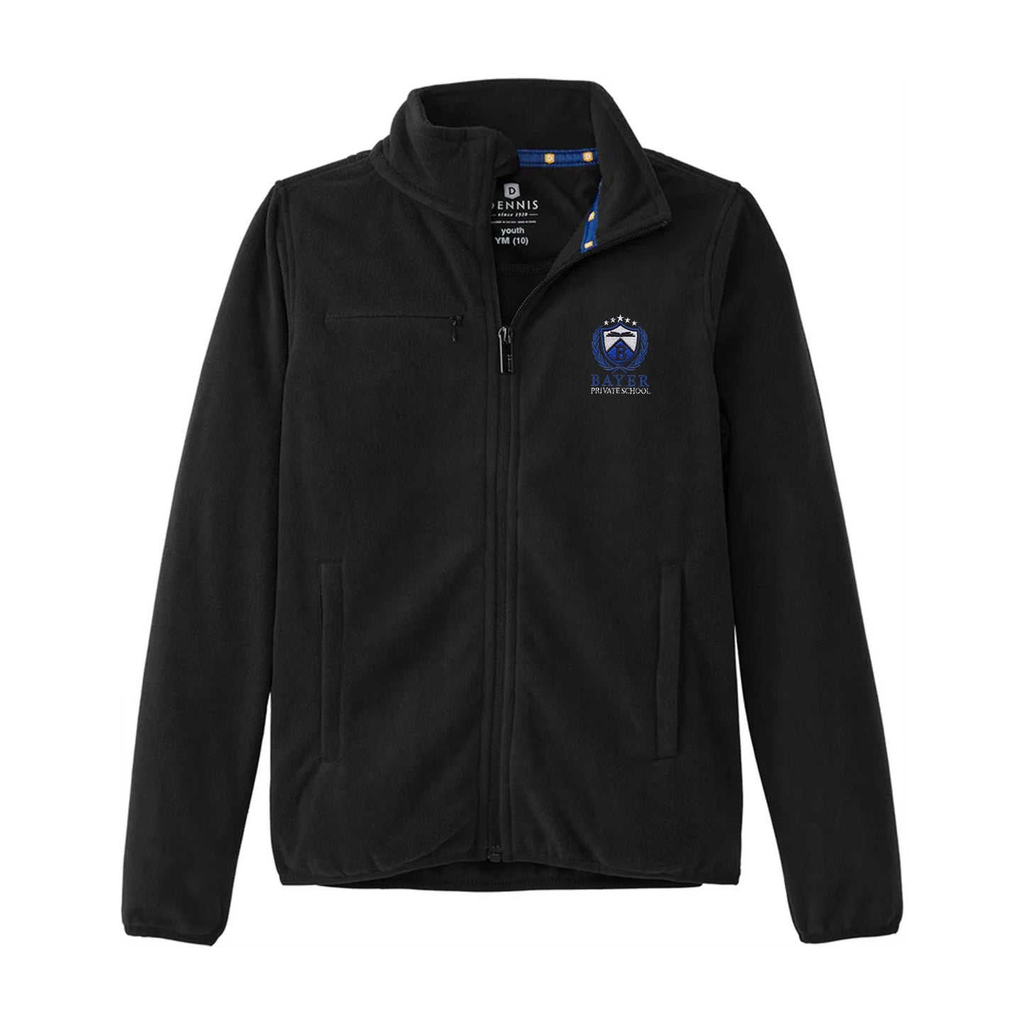 Bayer Private School Zip Front Microfleece Jacket