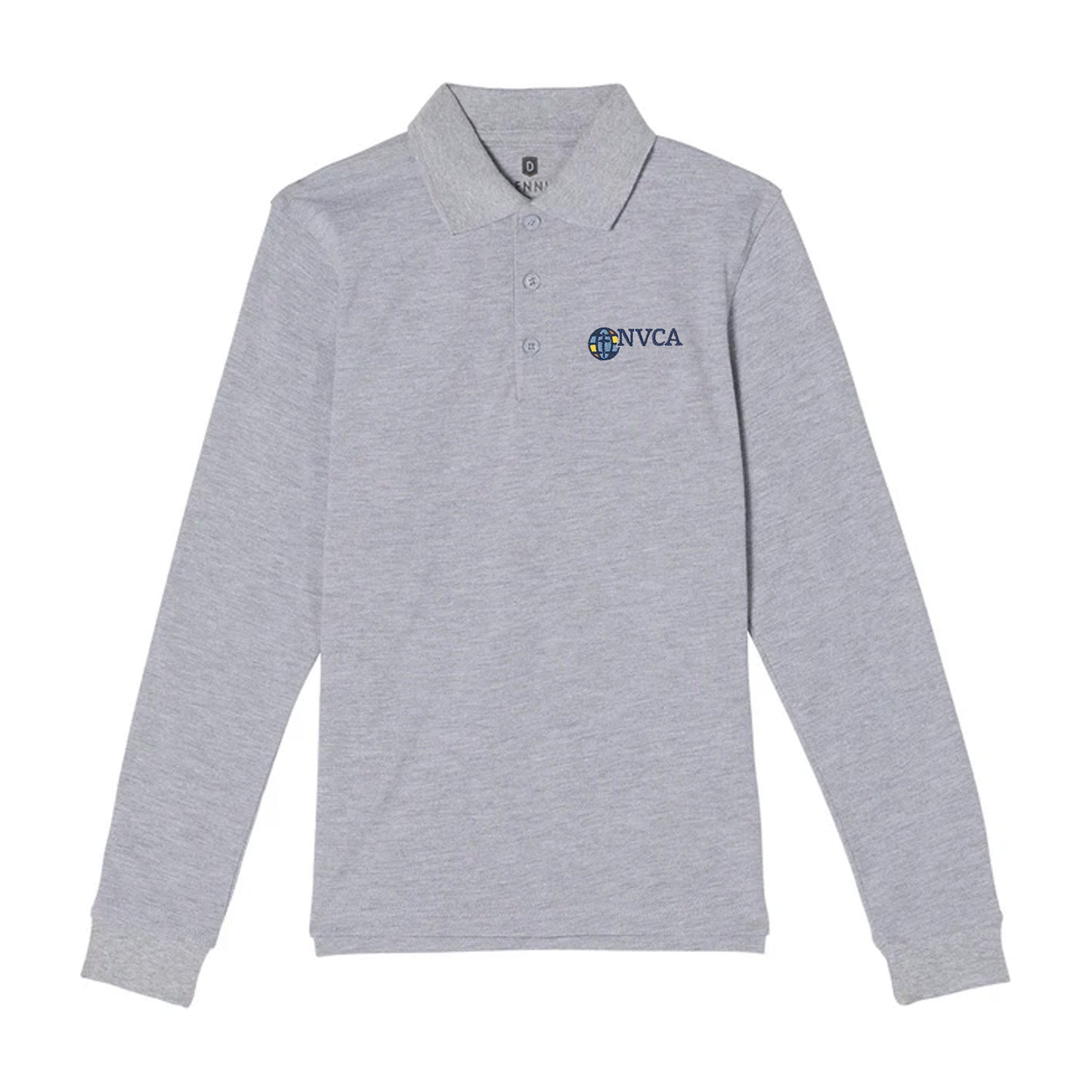 North Valley Christian Long Sleeve Pique Polo