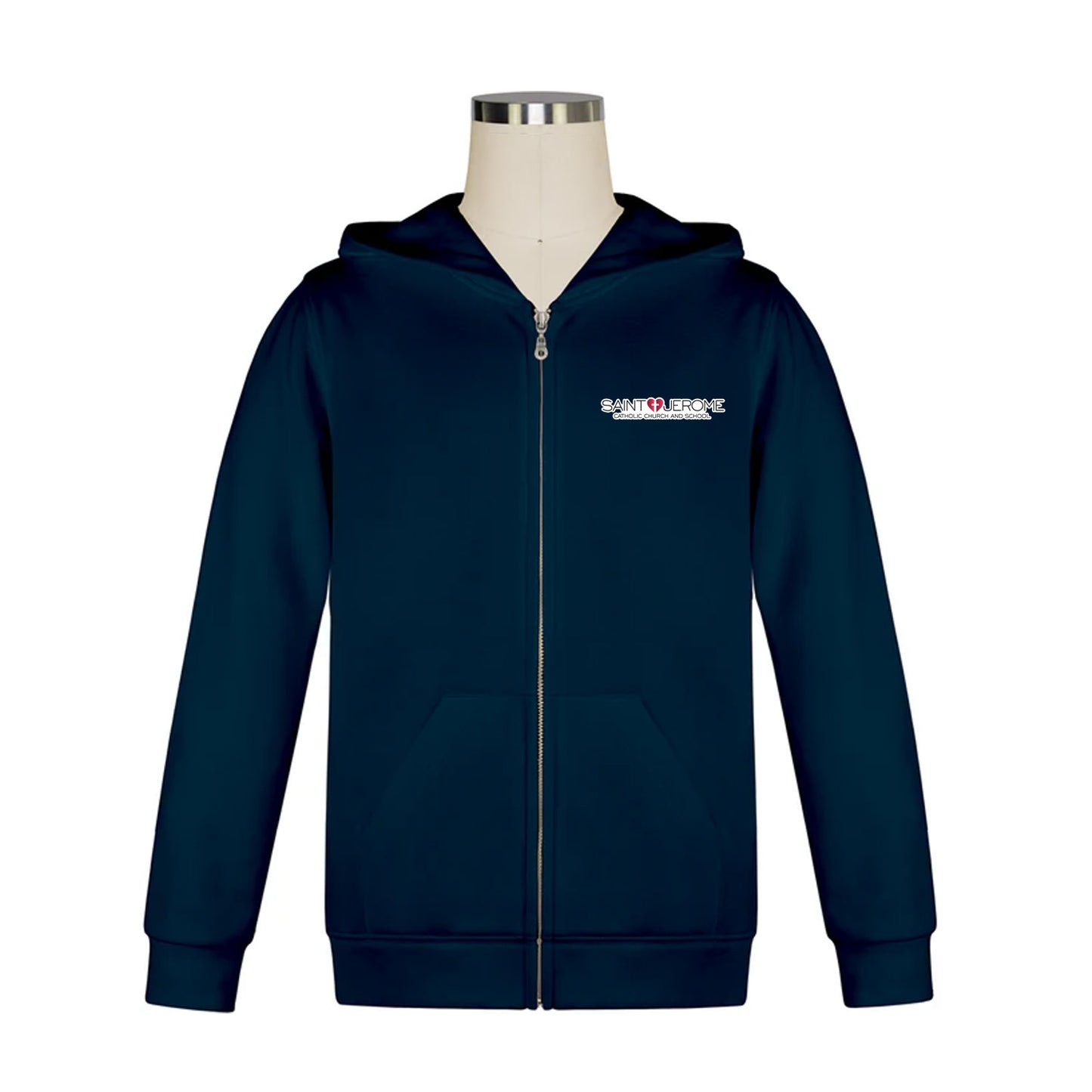 St Jerome Full Zip Hooded Sweatshirt