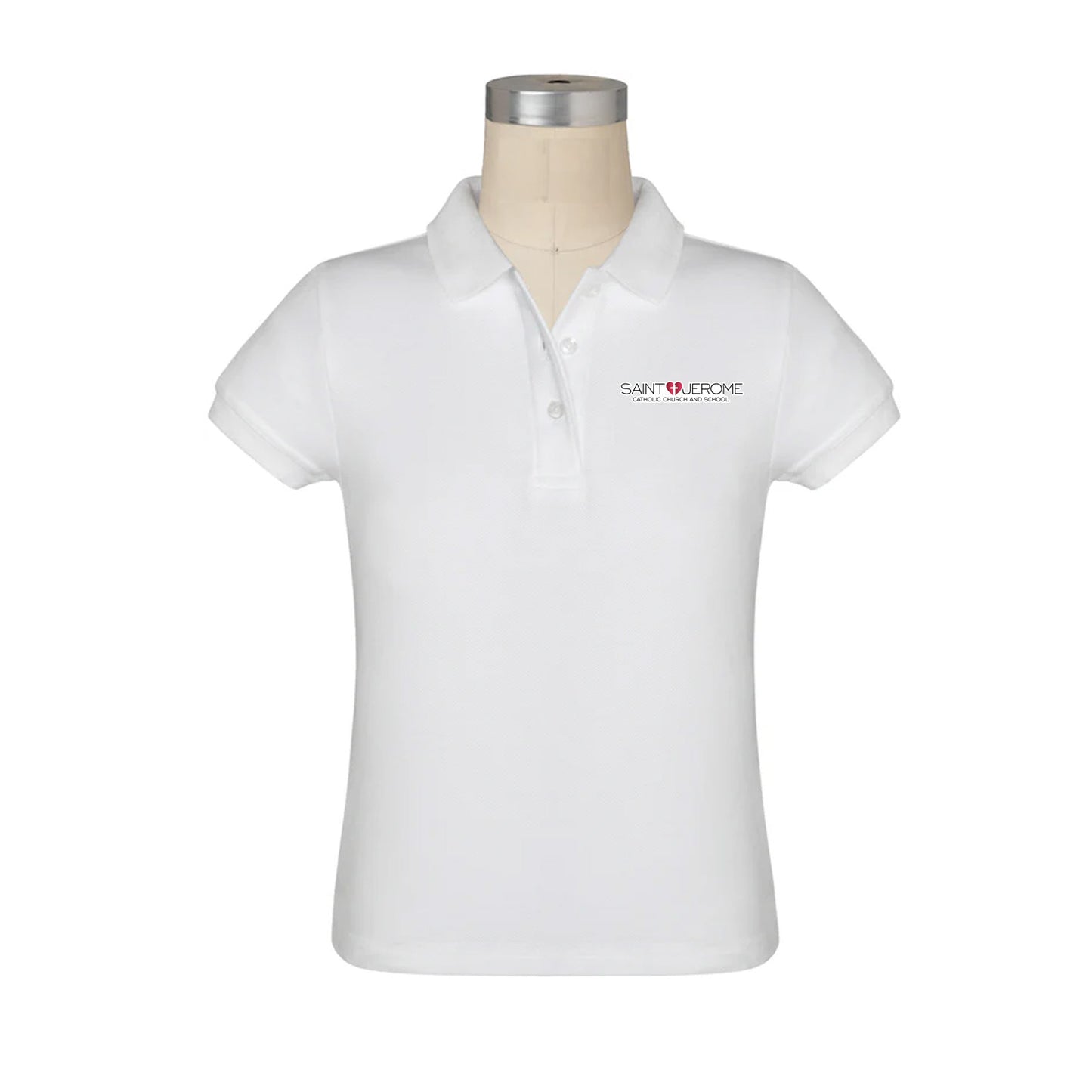St Jerome Short Sleeve Feminine Fit Pique Polo