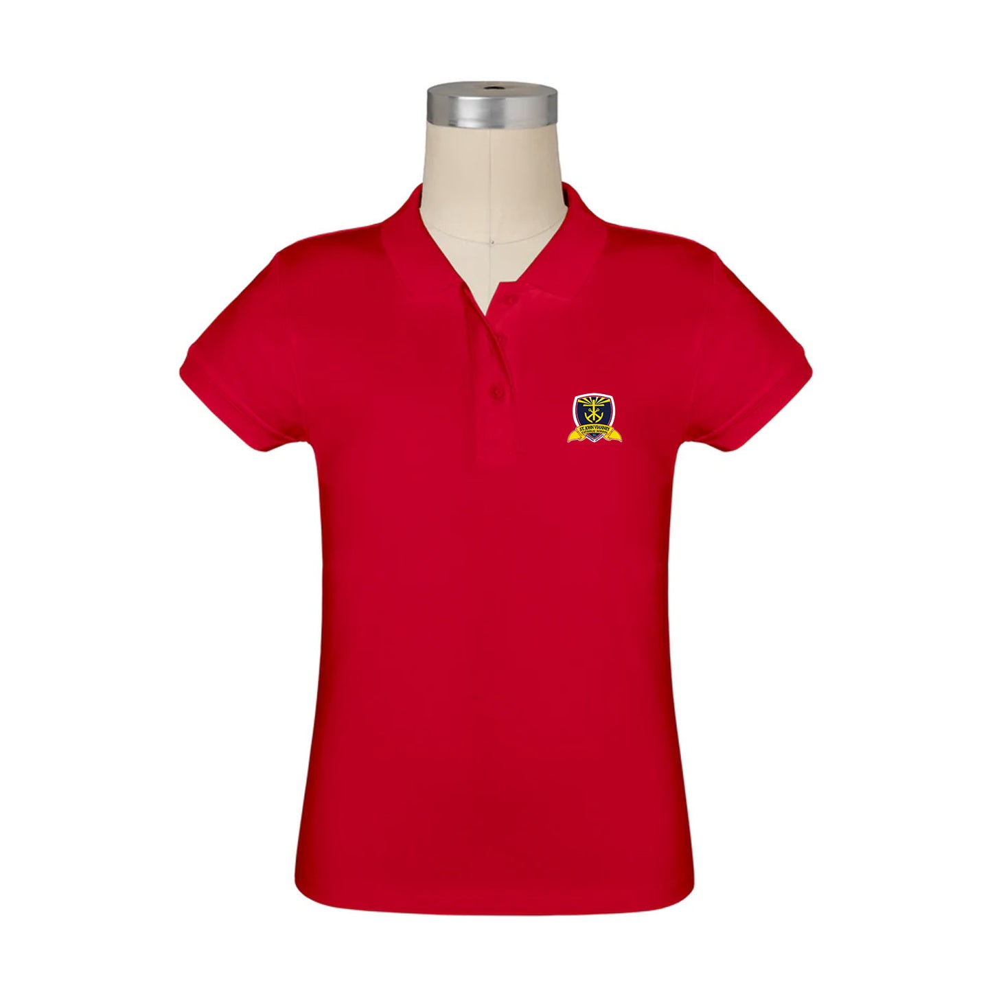 St John Vianney Short Sleeve Feminine Fit Jersey Polo