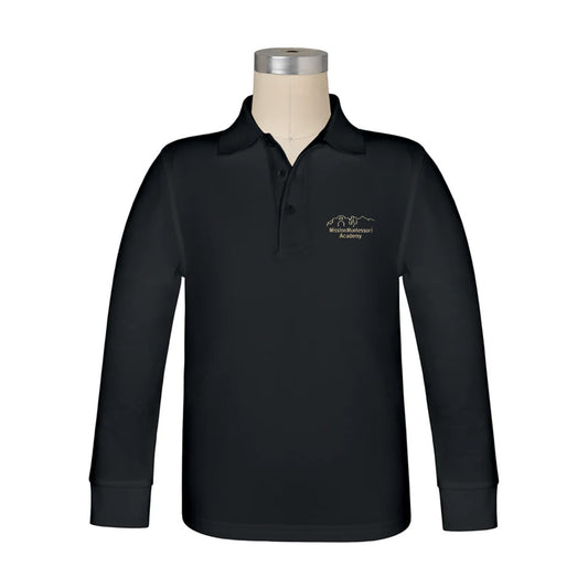 Mission Montessori Long Sleeve Pique Polo