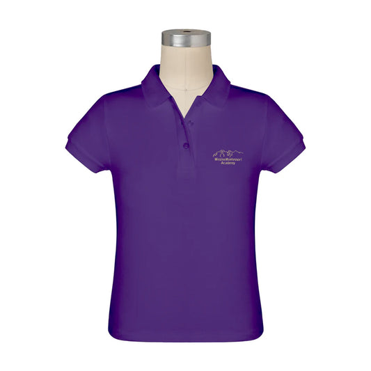 Mission Montessori Short Sleeve Feminine Fit Pique Polo