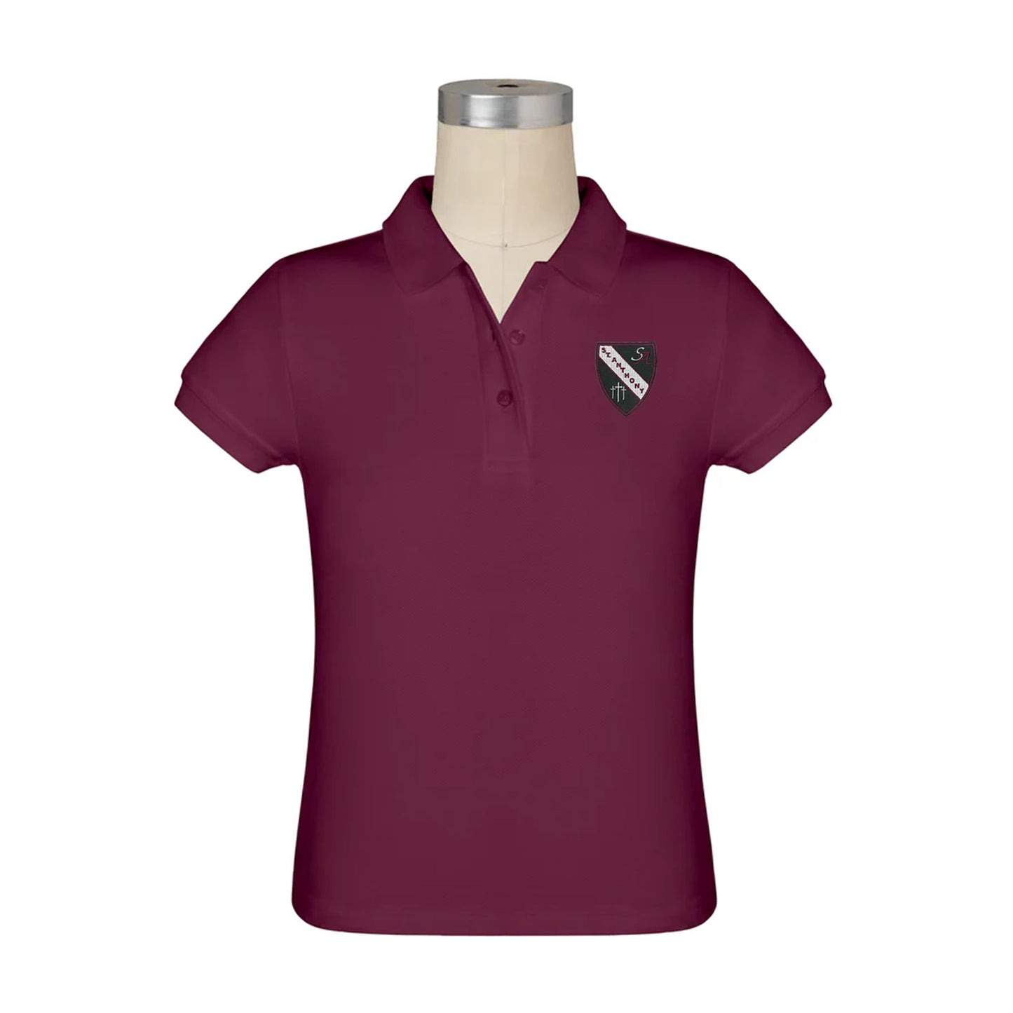 St Anthony Short Sleeve Feminine Fit Pique Polo