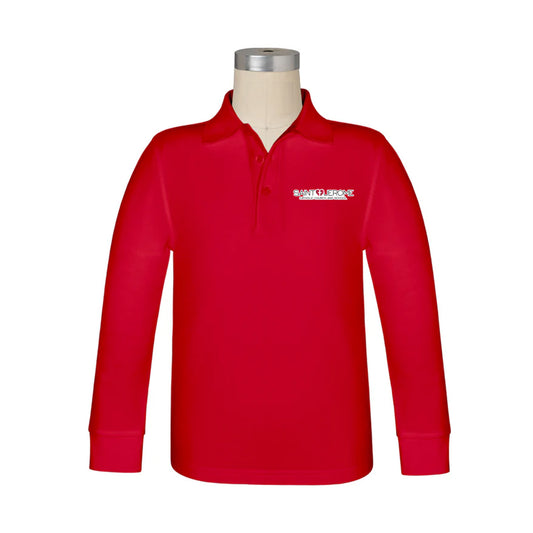 St Jerome Long Sleeve Pique Polo