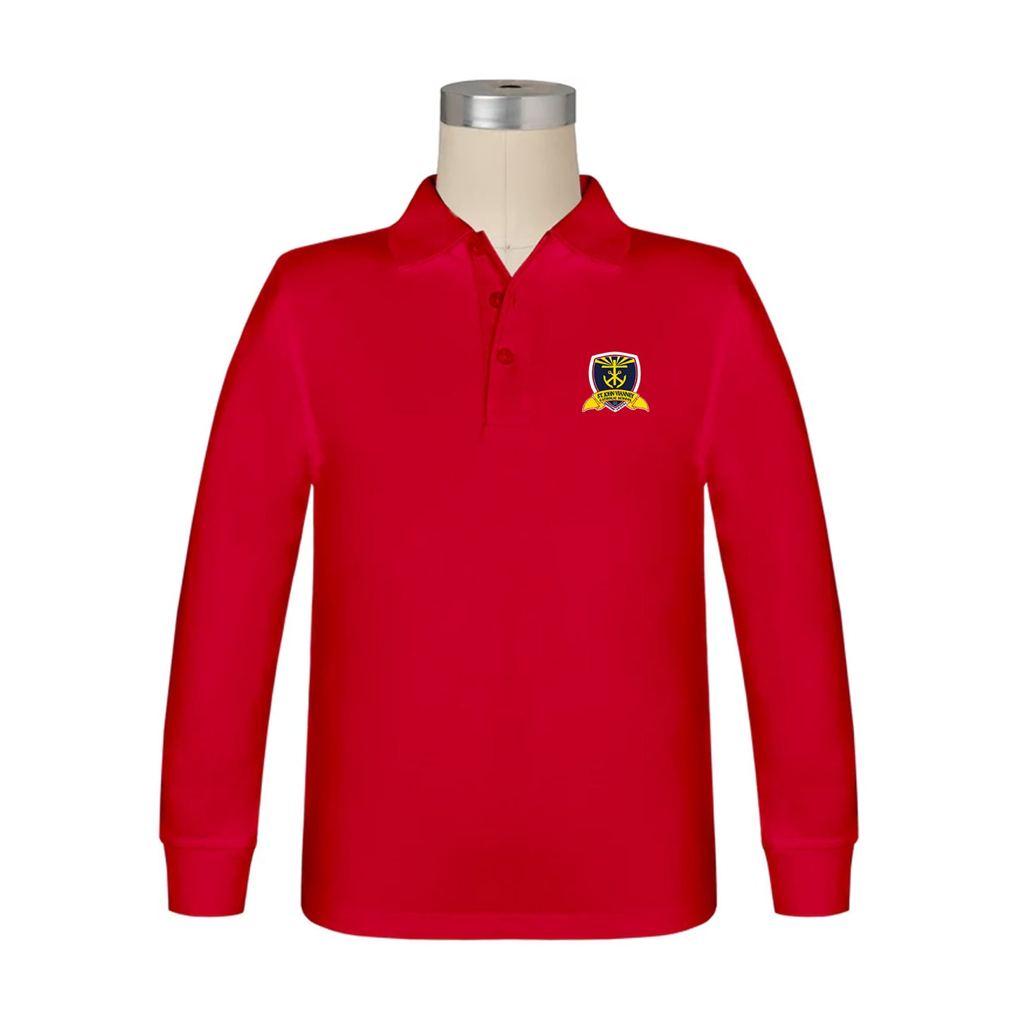 St John Vianney Long Sleeve Jersey Polo