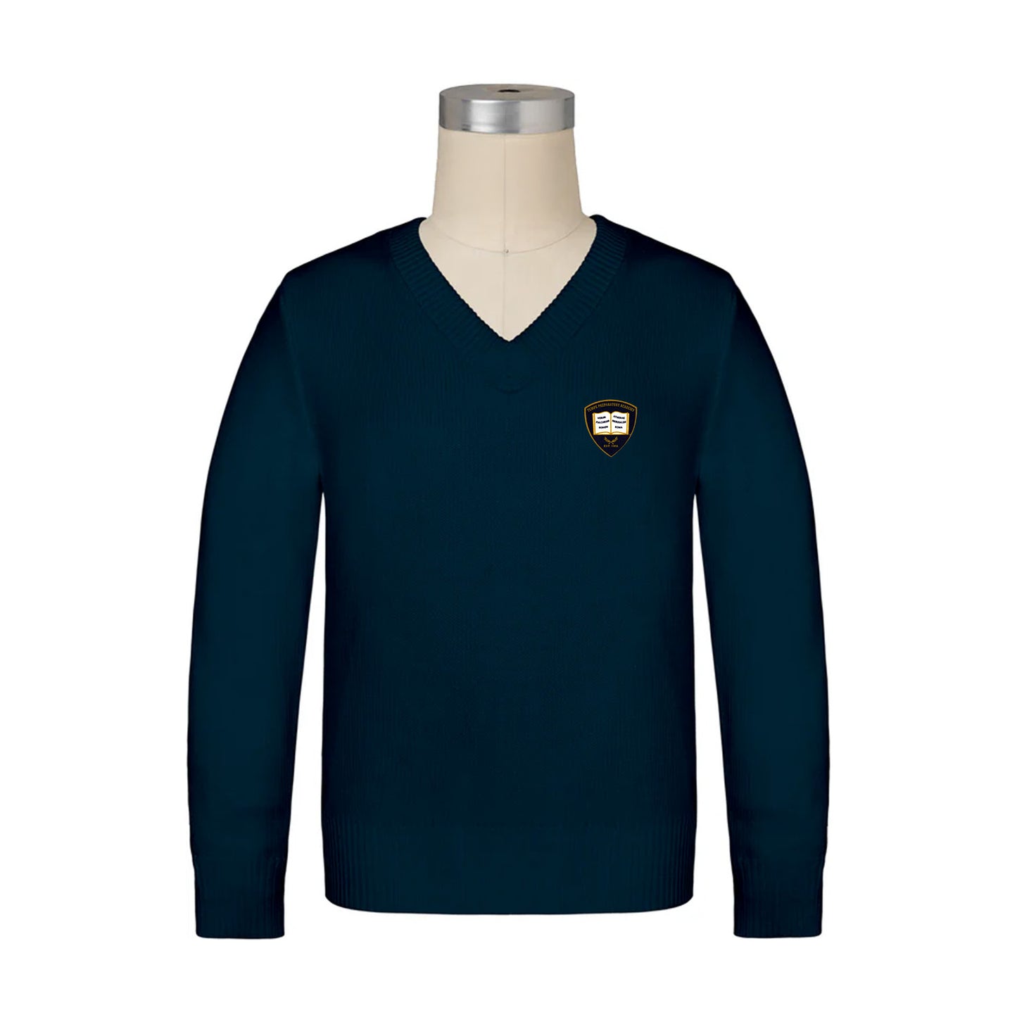 Tempe Prep Long Sleeve V-Neck Pullover Sweater